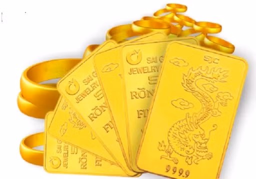 Vàng SJC và vàng 9999 đi ngược chiều trong sáng đầu tuần