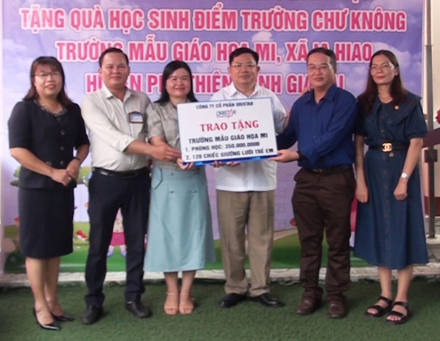 Trường Mẫu giáo Họa Mi (xã Ia Hiao) được xây dựng thêm phòng học mới để tạo điều kiện tốt nhất cho việc dạy và học. Ảnh: M.H Trường Mẫu giáo Họa Mi (xã Ia Hiao) được xây dựng thêm phòng học mới để tạo điều kiện tốt nhất cho việc dạy và học. Ảnh: M.H