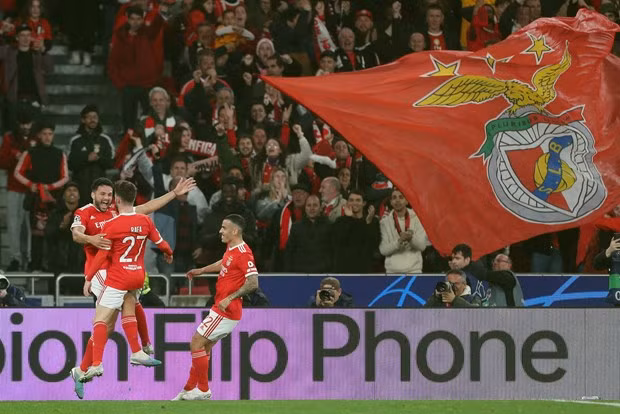 Benfica thắng tưng bừng trước Club Brugge. (Nguồn: Getty Images)