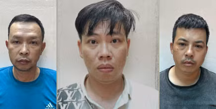 Ba đối tượng gồm: Dũng - Tài - Tiến (từ trái qua phải).