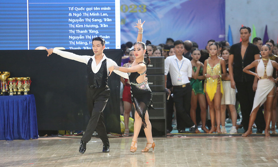 Giải đã quy tụ gần 600 vũ công trên cả nước về tranh tài. Ảnh: Văn Ngọc Giải đã quy tụ gần 600 vũ công trên cả nước về tranh tài. Ảnh: Văn Ngọc