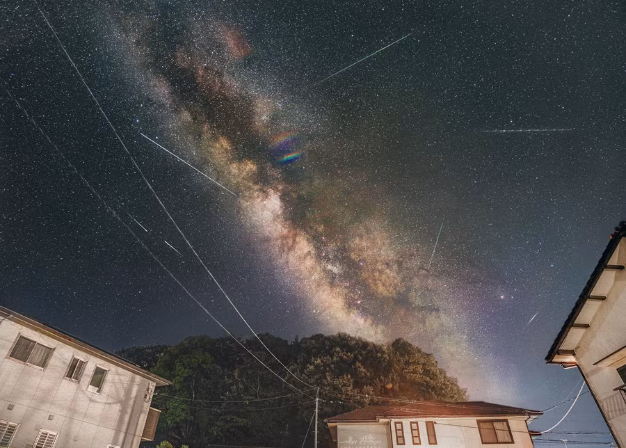 Mưa sao băng Eta Aquarids sẽ đạt cực đại vào ngày 5.5. Ảnh: Huy Huynh