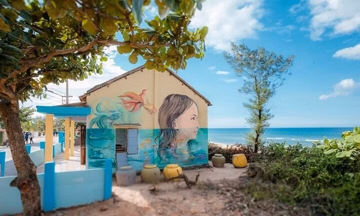 Làng bích họa Tam Thanh là điểm đến không thể bỏ qua khi đi du lịch Quảng Nam.