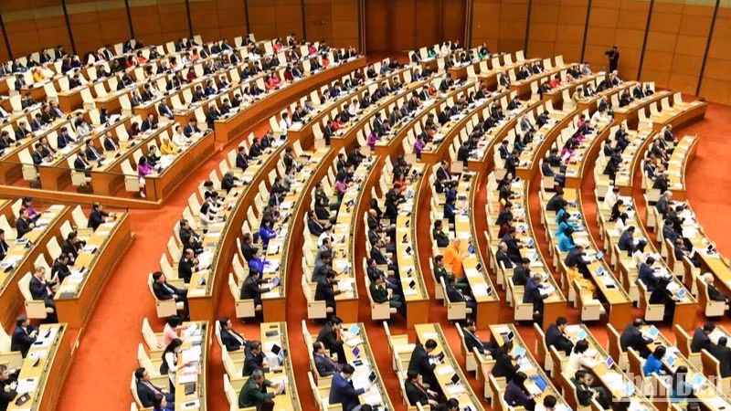 Các đại biểu Quốc hội. (Ảnh: ĐĂNG KHOA)