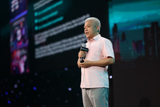 Ông Nguyễn Lâm Thanh phát biểu tại sự kiện sáng 28-6 Ông Nguyễn Lâm Thanh phát biểu tại sự kiện sáng 28-6