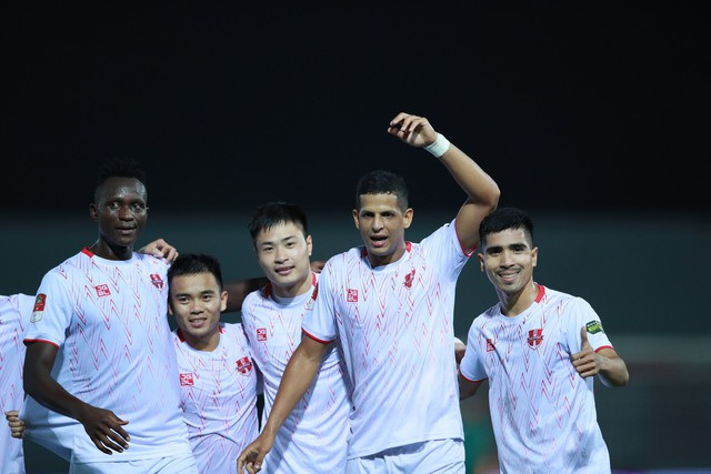 CLB Hải Phòng có chiến thắng thuyết phục trước CLB CAHN. ẢNH: MINH TÚ