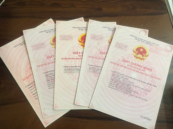 Số giấy tờ giả mà Nguyễn Thị Nga dùng để đi vay tiền Số giấy tờ giả mà Nguyễn Thị Nga dùng để đi vay tiền