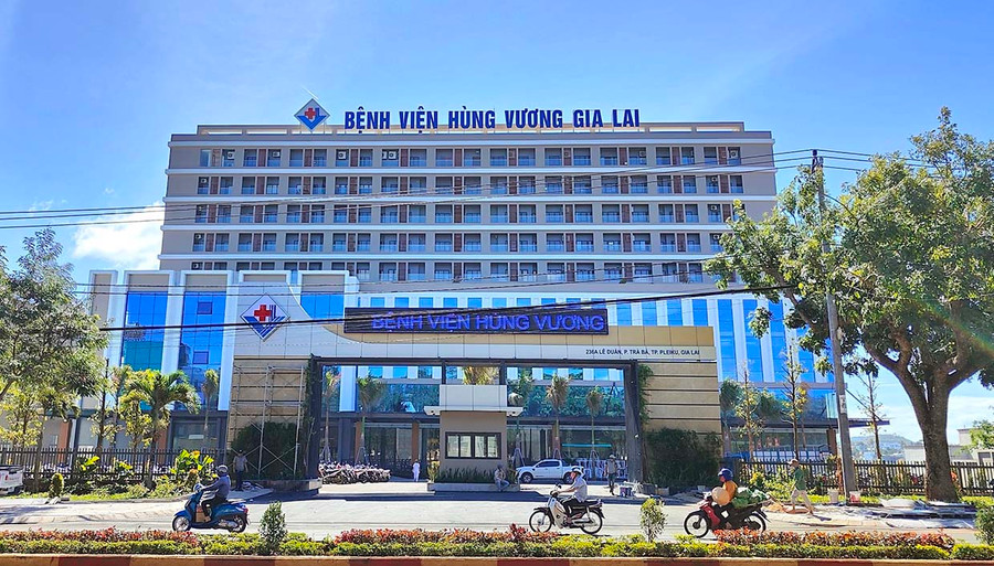 Bệnh viện Hùng Vương Gia Lai đang gấp rút hoàn thành những khâu cuối cùng để chính thức đi vào hoạt động trong tháng 1-2024. Ảnh minh họa: Hà Duy