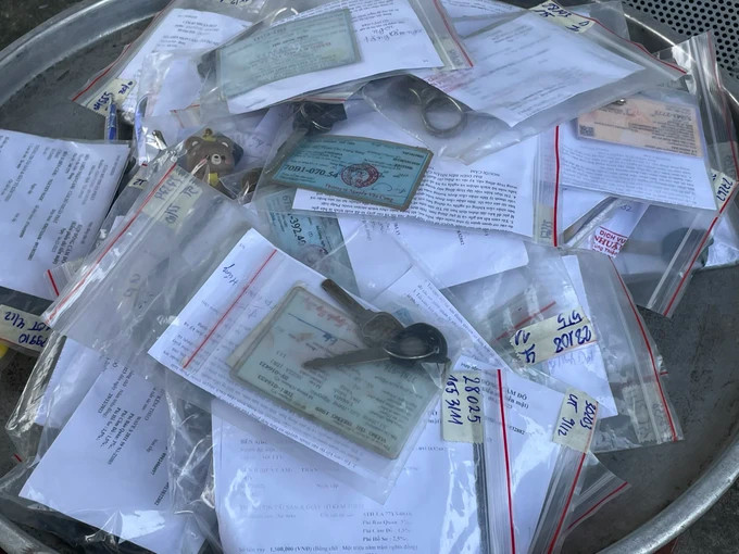 Tang vật thu giữ Tang vật thu giữ