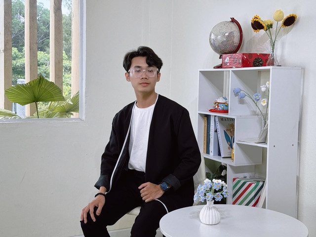 Quốc Khánh luôn cảm thấy tự hào về tên của mình. Ảnh Thảo Phương