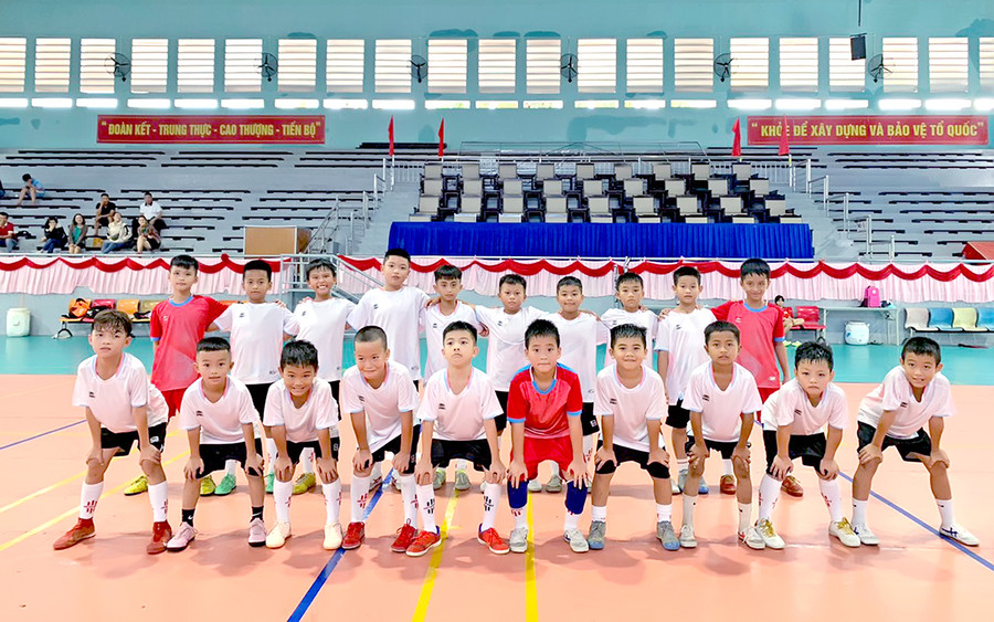 Các cầu thủ U9 Gia Lai được kỳ vọng sẽ để lại dấu ấn ở giải đấu năm nay. Ảnh: L.V.N Các cầu thủ U9 Gia Lai được kỳ vọng sẽ để lại dấu ấn ở giải đấu năm nay. Ảnh: L.V.N
