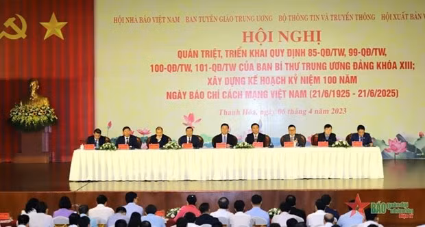 Quang cảnh hội nghị. (Nguồn: Báo Quân đội Nhân dân)
