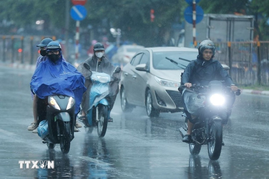 Miền Bắc sẽ có mưa to đến rất to. (Ảnh: Minh Quyết/TTXVN).