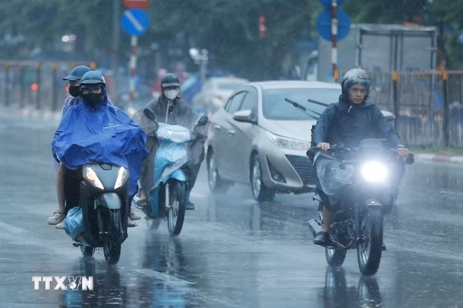 Miền Bắc sẽ có mưa to đến rất to. (Ảnh: Minh Quyết/TTXVN).