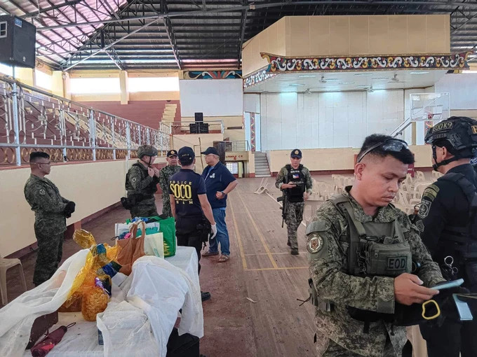 Hiện trường vụ nổ tại Đại học Mindanao. Ảnh: Rappler Hiện trường vụ nổ tại Đại học Mindanao. Ảnh: Rappler