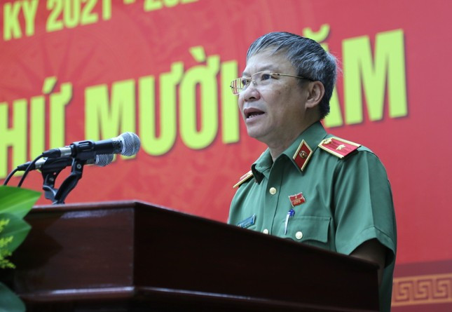 Thiếu tướng Nguyễn Đức Dũng-Ủy viên Ban Thường vụ Tỉnh uỷ, Giám đốc Công an tỉnh Quảng Nam được bầu giữ chức Phó Bí thư Tỉnh ủy Quảng Nam. Ảnh: Hoài Văn