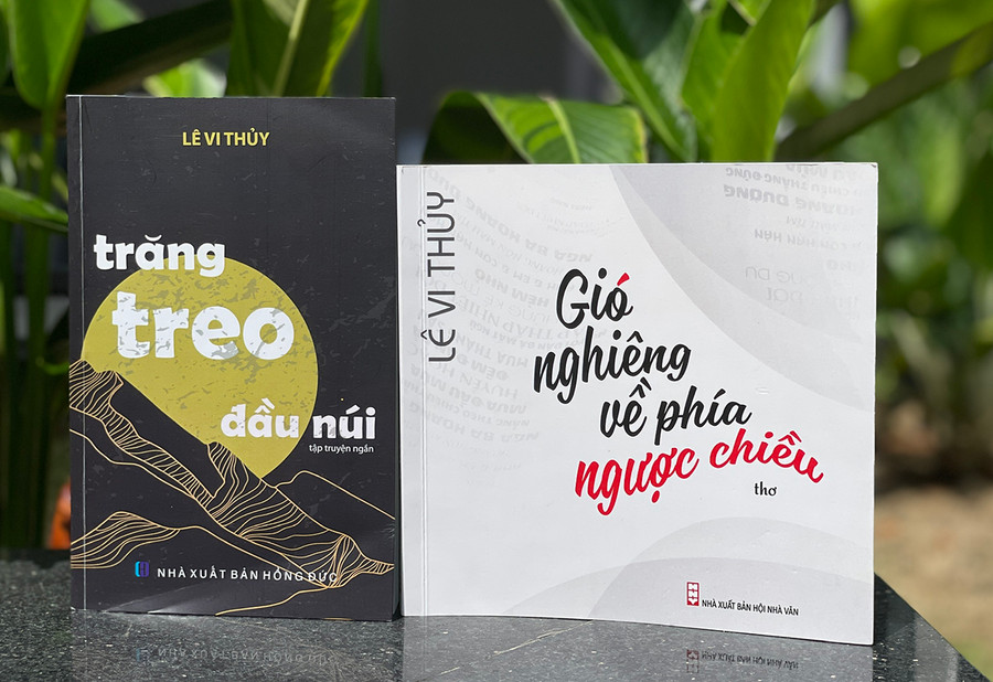 2 tập sách vừa ra mắt của tác giả Lê Vi Thủy. Ảnh: P.D 2 tập sách vừa ra mắt của tác giả Lê Vi Thủy. Ảnh: P.D