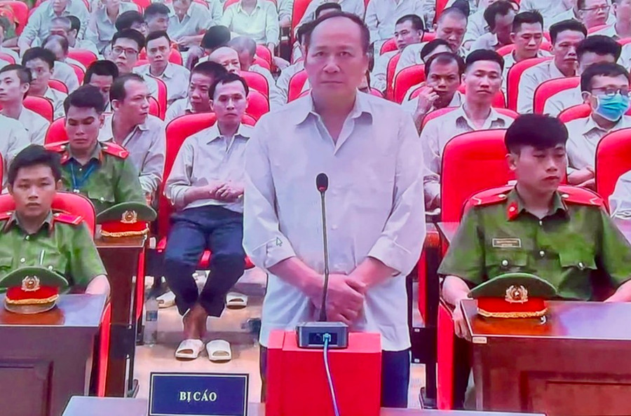 Bị cáo Nguyễn Đình Quân, cựu Giám đốc TTĐK 50-05V
