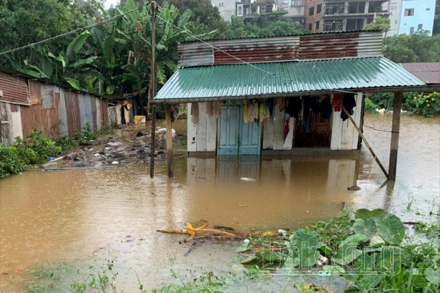 Ngập lụt tại Nghĩa Trung, TP. Gia Nghĩa hồi tháng 7/2023 (Ảnh minh họa) Ngập lụt tại Nghĩa Trung, TP. Gia Nghĩa hồi tháng 7/2023 (Ảnh minh họa)