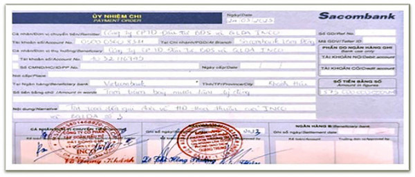 Làm giả các ủy nhiệm chi với số tiền lớn, Đặng Sơn Hải đã lừa các công ty tin tưởng ký quỹ.