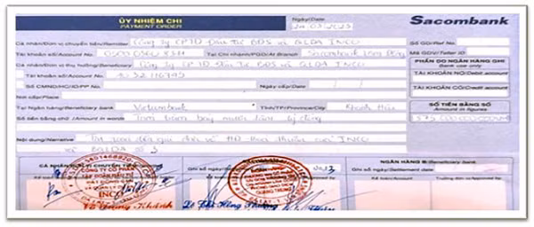 Làm giả các ủy nhiệm chi với số tiền lớn, Đặng Sơn Hải đã lừa các công ty tin tưởng ký quỹ.