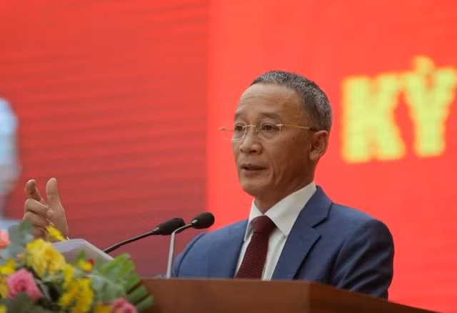 Trước khi bị bắt, ông Trần Văn Hiệp khẳng định "không có sân trước, sân sau". Ảnh: Gia Bình