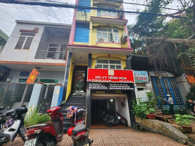 Cơ sở "Ms.Vy tiếng Hoa" tại đường Thăng Long hoạt động từ lâu