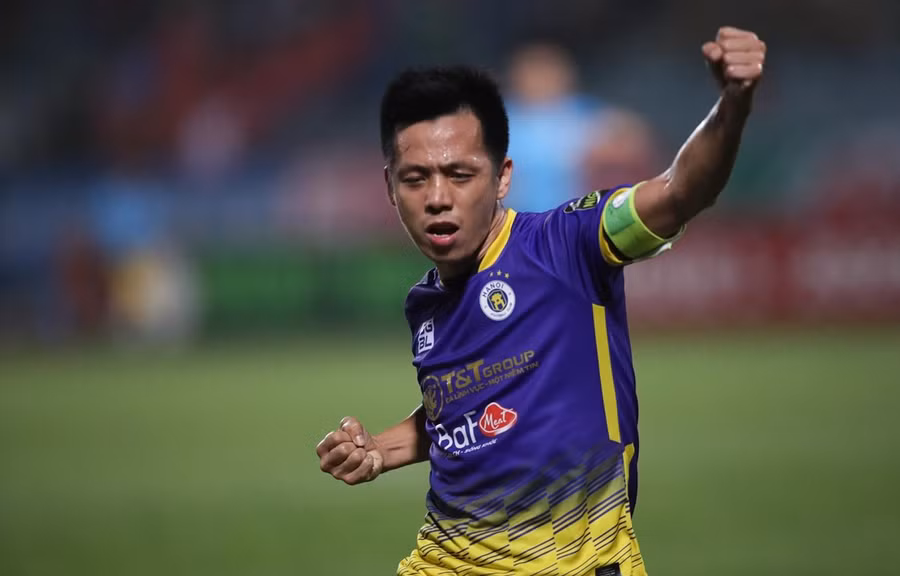 Hà Nội FC tiếp tục đứng đầu bảng xếp hạng V-League 2023. (Ảnh: PV/Vietnam+)