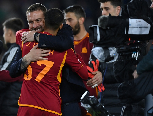 AS Roma tiếp tục chơi tốt dưới thời tân HLV De Rossi. ẢNH: AFP AS Roma tiếp tục chơi tốt dưới thời tân HLV De Rossi. ẢNH: AFP