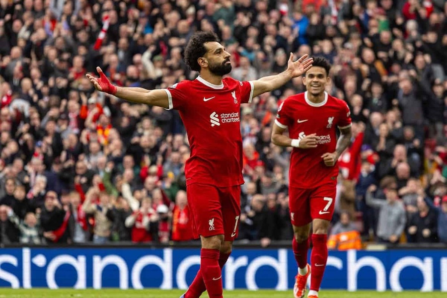 Salah góp công đưa Liverpool trở lại ngôi đầu Premier League. (Nguồn: Getty Images) Salah góp công đưa Liverpool trở lại ngôi đầu Premier League. (Nguồn: Getty Images)