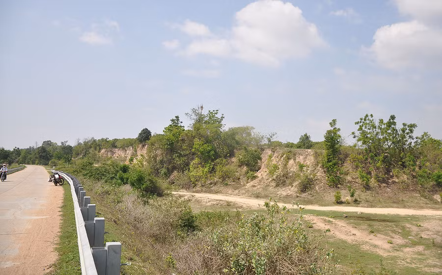 Di tích Krông Pa 2 (KP2) ở xã Ia Rmok, huyện Krông Pa. Ảnh: Vũ Tiến Đức