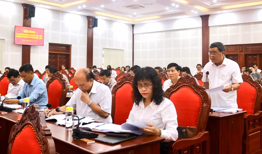 Các đại biểu tham gia ý kiến tại hội nghị. Ảnh: Phương Dung