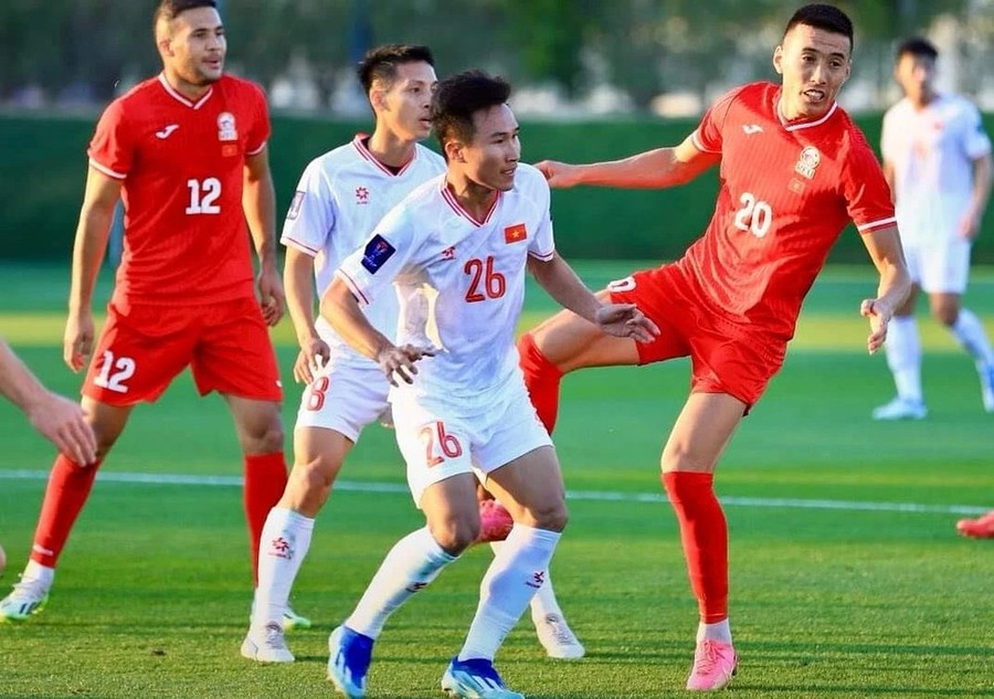 Tuyển Việt Nam đã để thua Kyrgyzstan ở trận giao hữu duy nhất trước thềm Asian Cup 2023.
