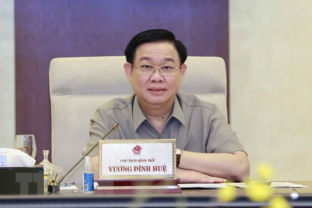 Chủ tịch Quốc hội Vương Đình Huệ phát biểu. (Ảnh: Doãn Tấn/TTXVN) Chủ tịch Quốc hội Vương Đình Huệ phát biểu. (Ảnh: Doãn Tấn/TTXVN)