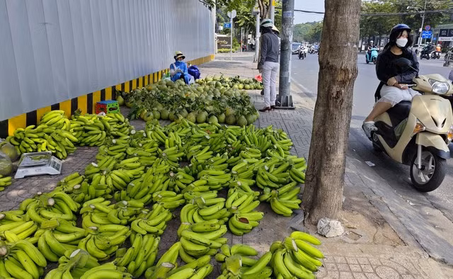 Chuối xuất khẩu được bán vỉa hè tại TP HCM