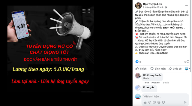 Mắc bẫy lừa đảo qua mạng, người dân Kon Tum mất tiền tỉ - Ảnh 1. Một chiếc "bẫy lừa đảo" trên mạng xã hội. CHỤP MÀN HÌNH