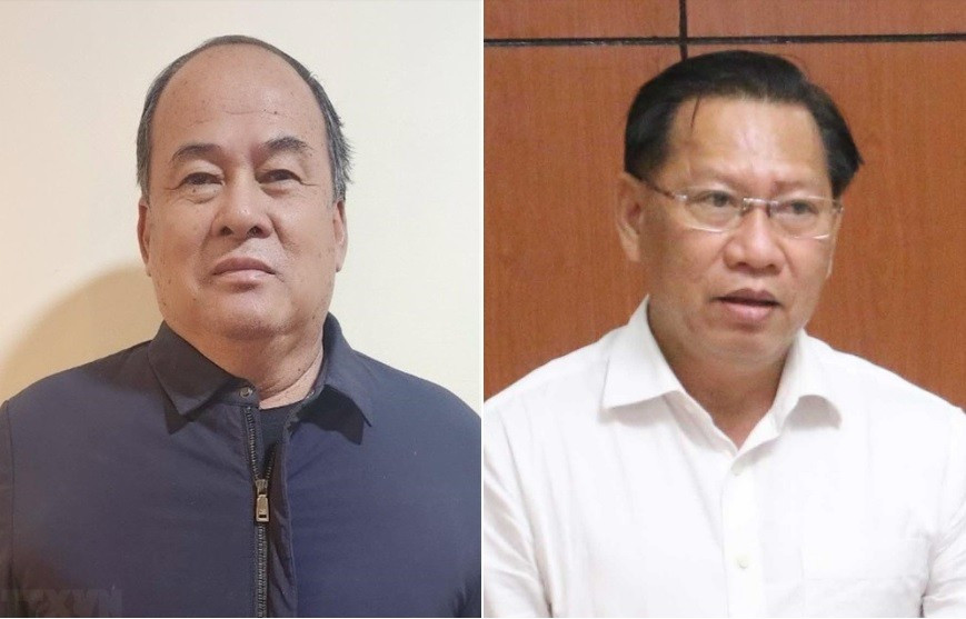 Bãi nhiệm chức vụ đối với ông Nguyễn Thanh Bình và ông Trần Anh Thư. (Ảnh: TTXVN) Bãi nhiệm chức vụ đối với ông Nguyễn Thanh Bình và ông Trần Anh Thư. (Ảnh: TTXVN)