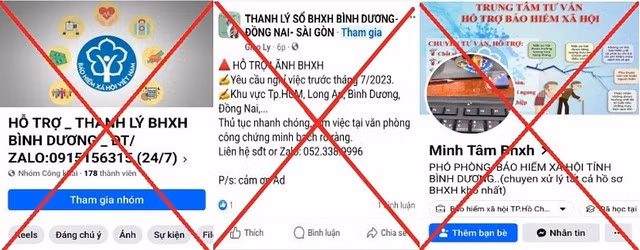 Những trang web mạo danh cơ quan BHXH.