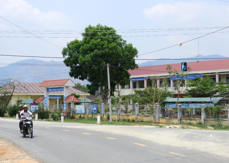 Khu vực trung tâm xã Đak Tơ Ve, huyện Chư Păh. Ảnh: Thanh Nhật