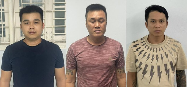 Các đối tượng Công, Xuân, Hiếu (từ trái qua) Các đối tượng Công, Xuân, Hiếu (từ trái qua)