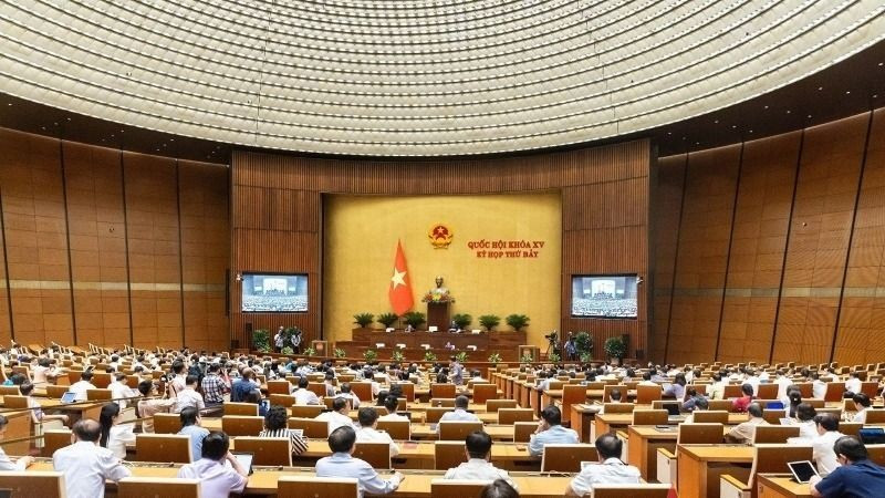 Quang cảnh phiên thảo luận của Quốc hội về dự thảo Luật Lưu trữ (sửa đổi) Quang cảnh phiên thảo luận của Quốc hội về dự thảo Luật Lưu trữ (sửa đổi)