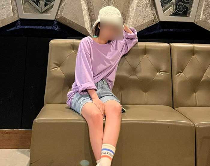 Chị M.N trong một lần đi làm đẹp theo chương trình trả góp.