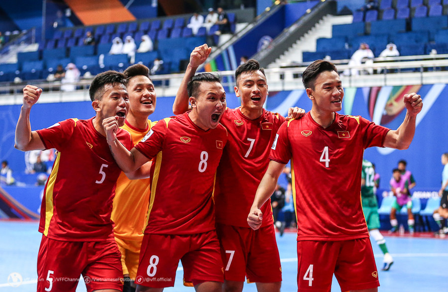 Đội tuyển Futsal Việt Nam thuộc nhóm số 2 cùng với Tajikistan, Kuwait và Saudi Arabia. Ảnh: VFF Đội tuyển Futsal Việt Nam thuộc nhóm số 2 cùng với Tajikistan, Kuwait và Saudi Arabia. Ảnh: VFF