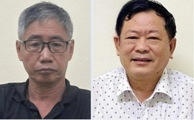 Ông Osin Huy Đức và luật sư Trần Đình Triển. Ảnh: Bộ Công an Ông Osin Huy Đức và luật sư Trần Đình Triển. Ảnh: Bộ Công an