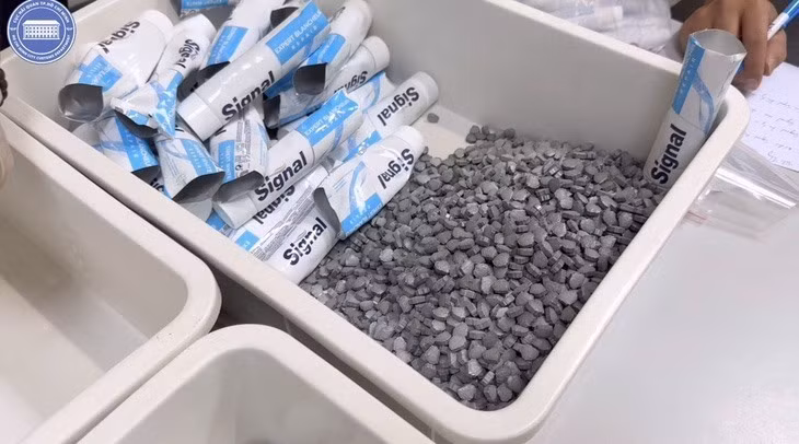 Số ma túy bị thu giữ. Ảnh: Hải quan cung cấp