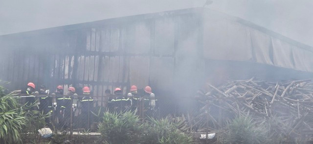 Lâm Đồng: Hỏa hoạn xảy ra ở một cơ sở sản xuất nấm - Ảnh 2. Cơ sở sản xuất nấm bị cháy rụi. Ảnh: LÂM VIÊN