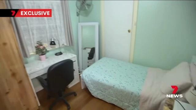 Phòng của Sunnie Nguyễn ở nhà gia đình giám hộ người bản xứ không có dấu hiệu bị đột nhập sau khi nữ sinh mất tích bí ẩn ở Úc. Ảnh: 7NEWS