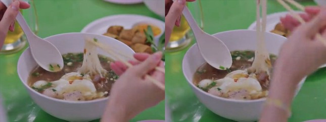 Hủ tiếu Việt Nam xuất hiện trên phim King the land. Ảnh: VKR, CMH. Hủ tiếu Việt Nam xuất hiện trên phim King the land. Ảnh: VKR, CMH.