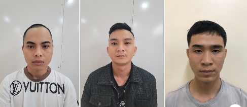3 đối tượng lừa đảo bị Công an quận Ngô Quyền bắt giữ. 3 đối tượng lừa đảo bị Công an quận Ngô Quyền bắt giữ.
