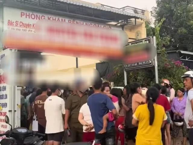Phòng khám nơi xảy ra vụ bé trai 5 tuổi tử vong. Ảnh: L.K